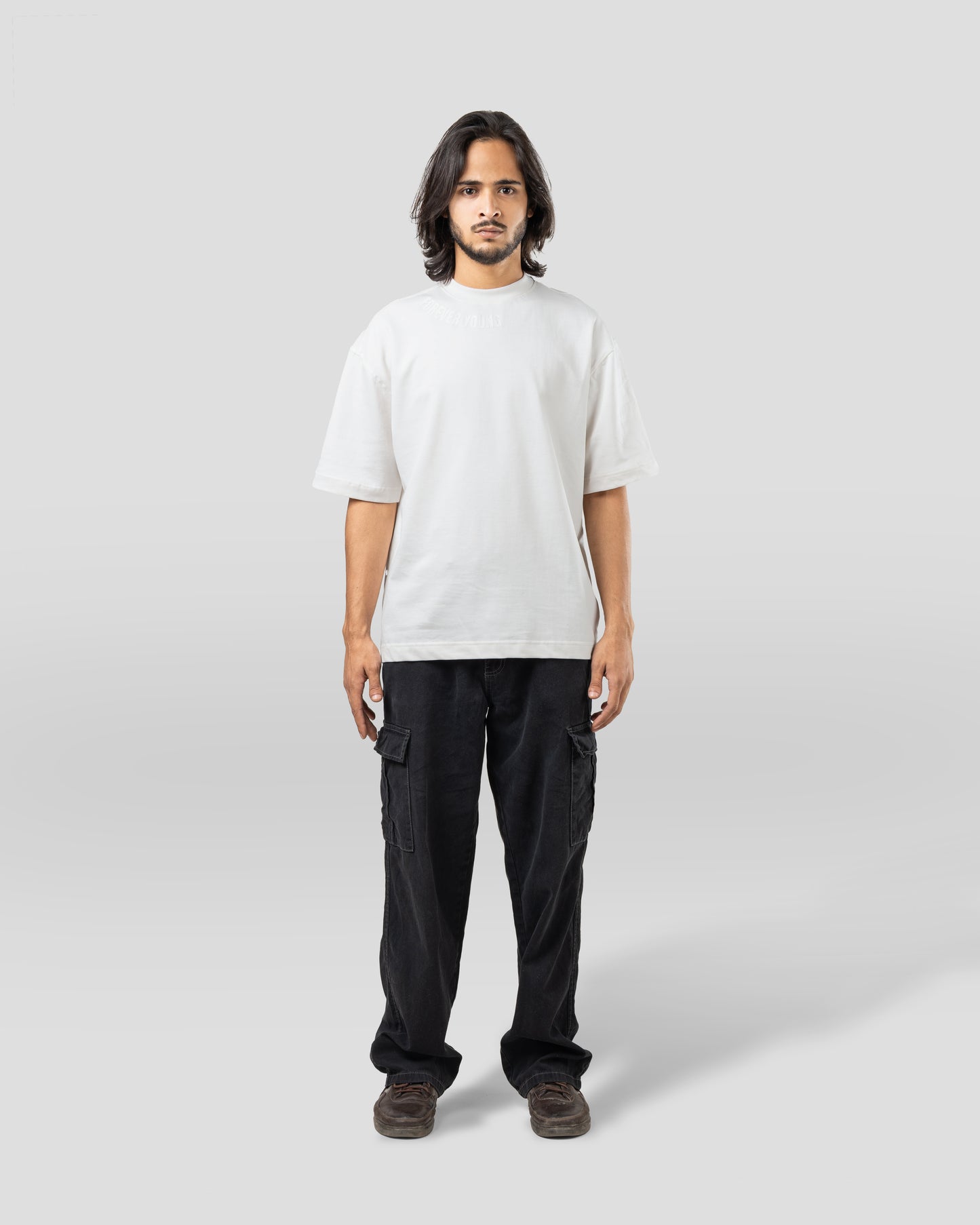 Severed Garden - Oversized Drop Shoulder T-Shirt - White