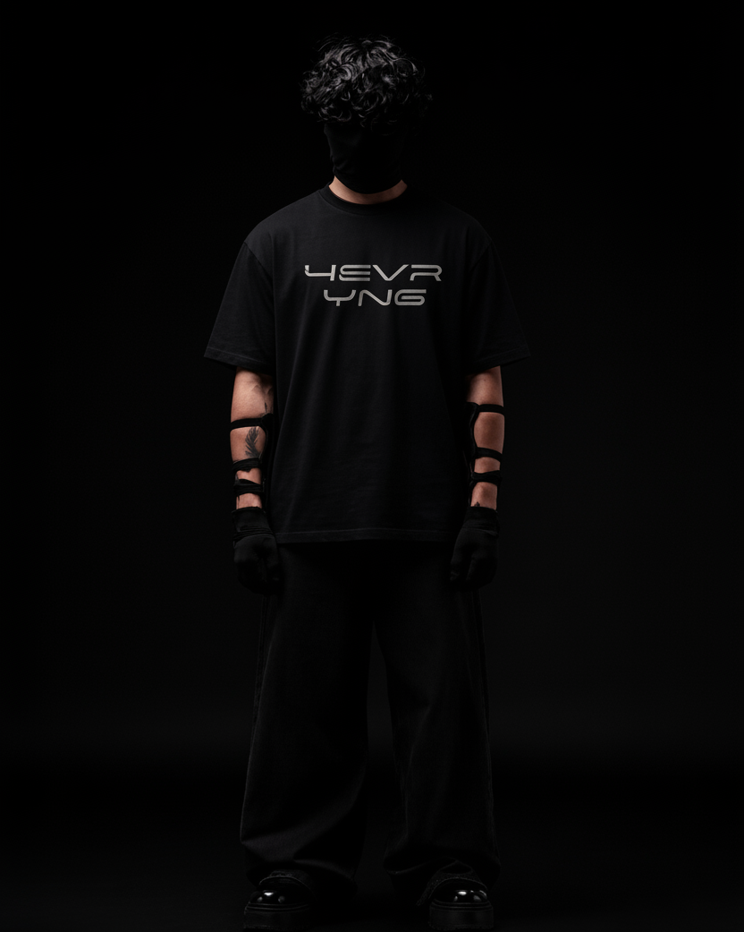 4EVR YNG Jet Core Minimal Oversized T-Shirt