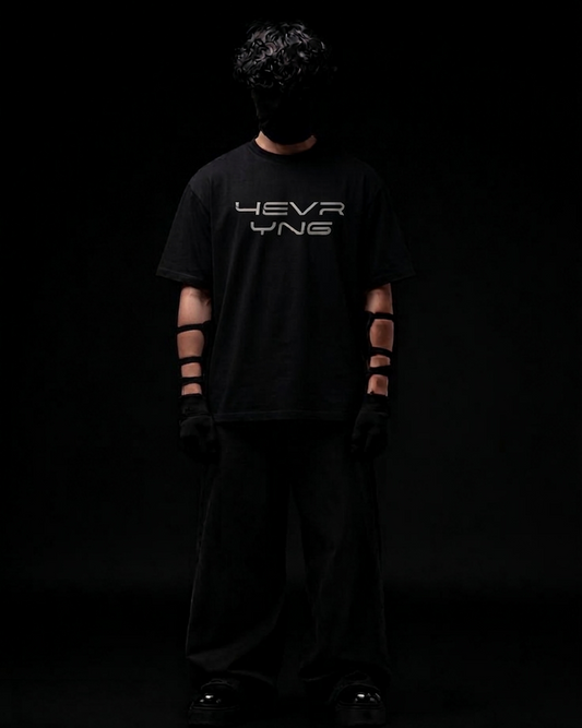 4EVR YNG Jet Core Minimal Oversized T-Shirt
