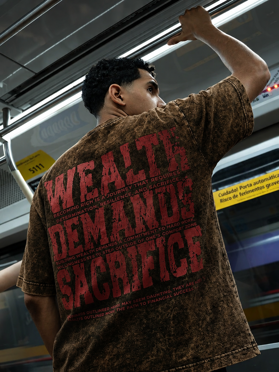 Sacrifice Stone Wash - Boxy T-Shirt - Basalt Black