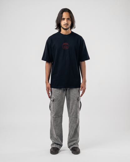 Paris Noir Edition Oversized Drop Shoulder T-Shirt
