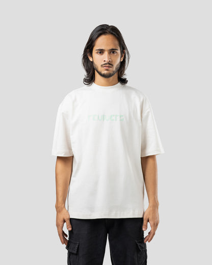 Revivers - Oversized Drop Shoulder T-Shirt -  White
