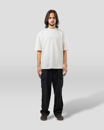 Revivers - Oversized Drop Shoulder T-Shirt -  White