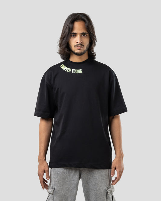 Severed Garden - Oversized Drop Shoulder T-Shirt - Black