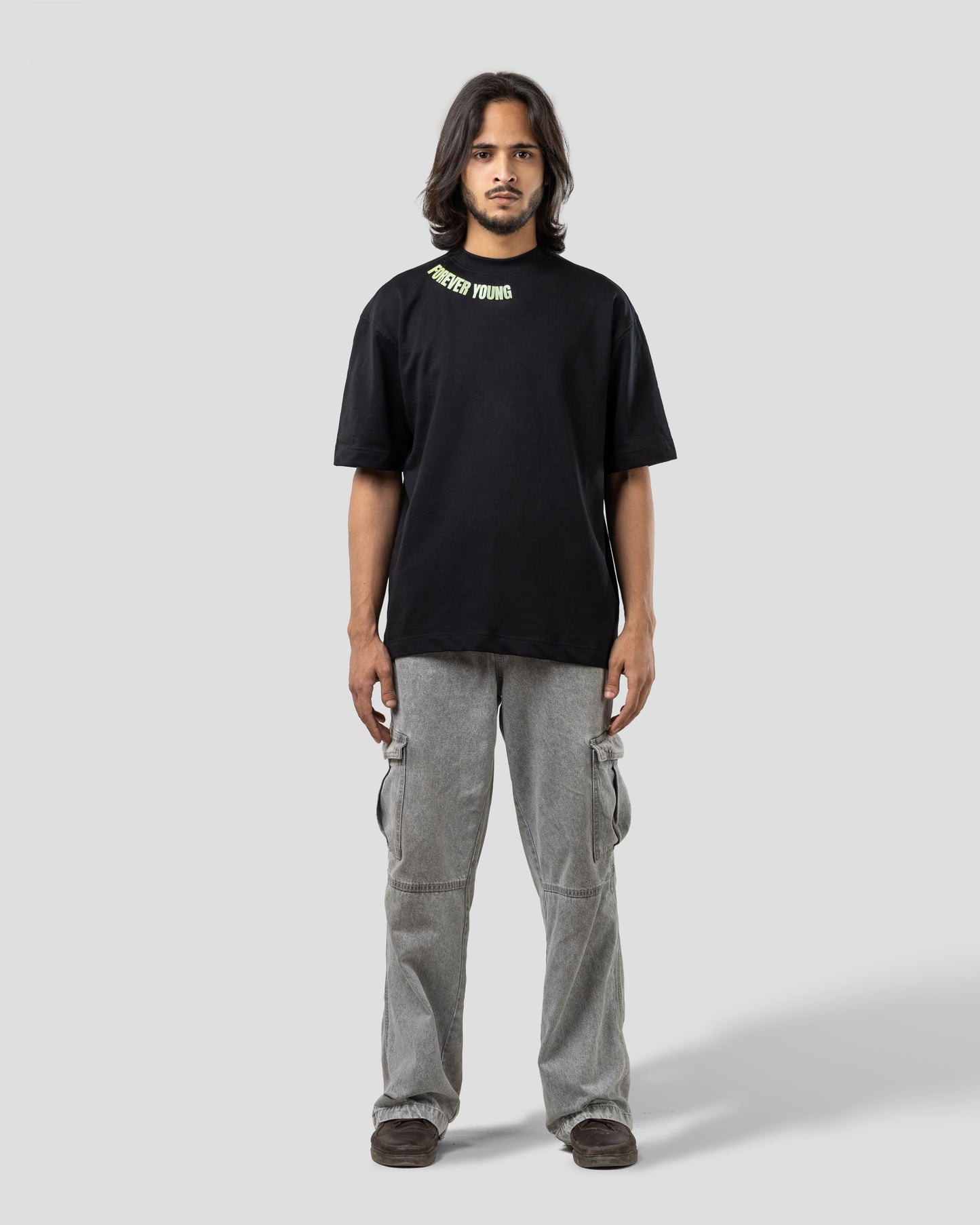 Severed Garden - Oversized Drop Shoulder T-Shirt - Black