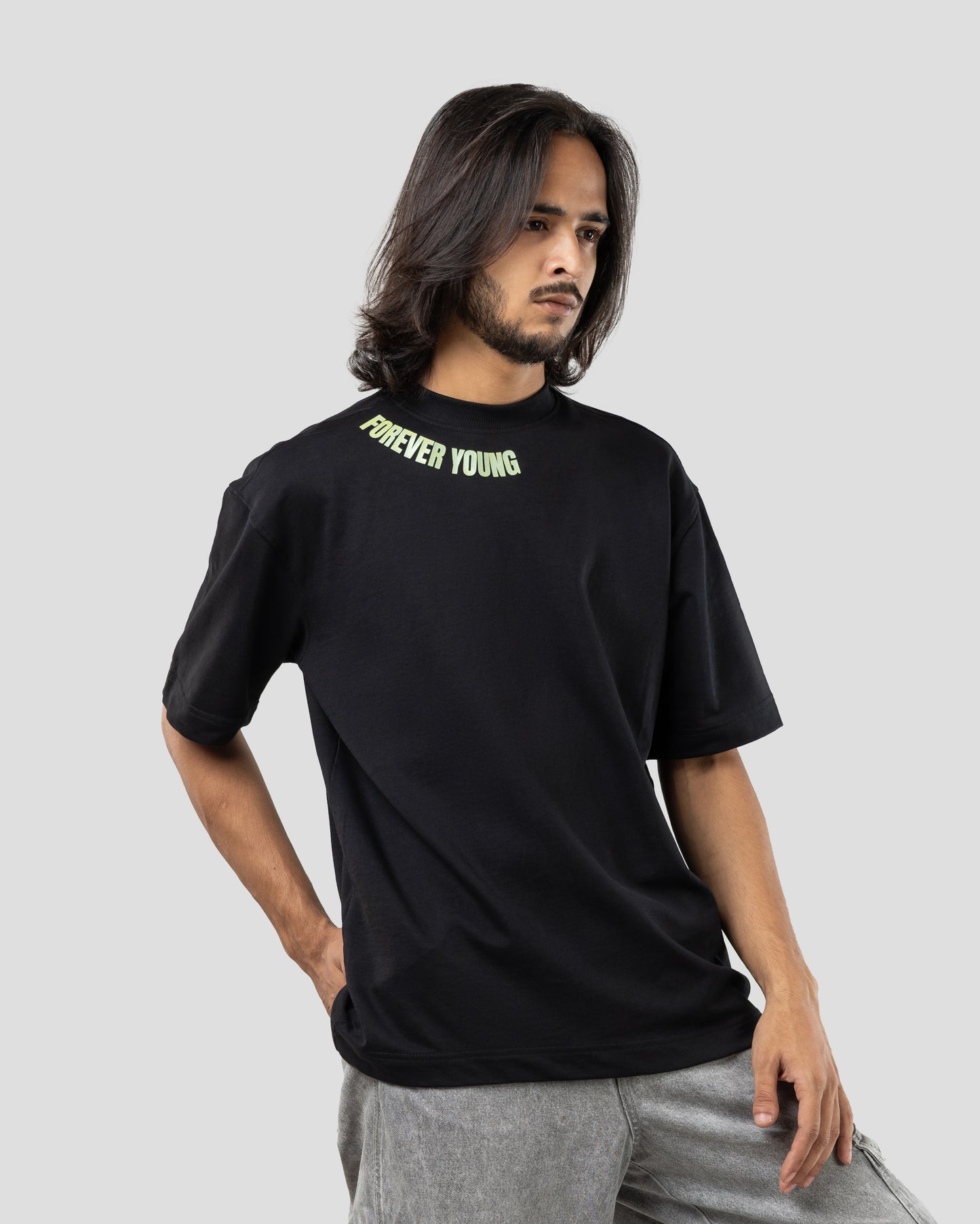 Severed Garden - Oversized Drop Shoulder T-Shirt - Black