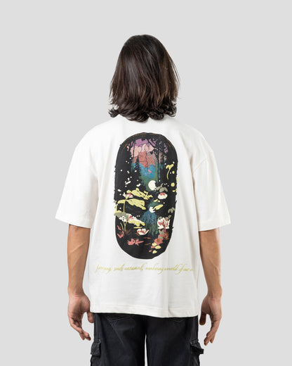 Severed Garden - Oversized Drop Shoulder T-Shirt - White