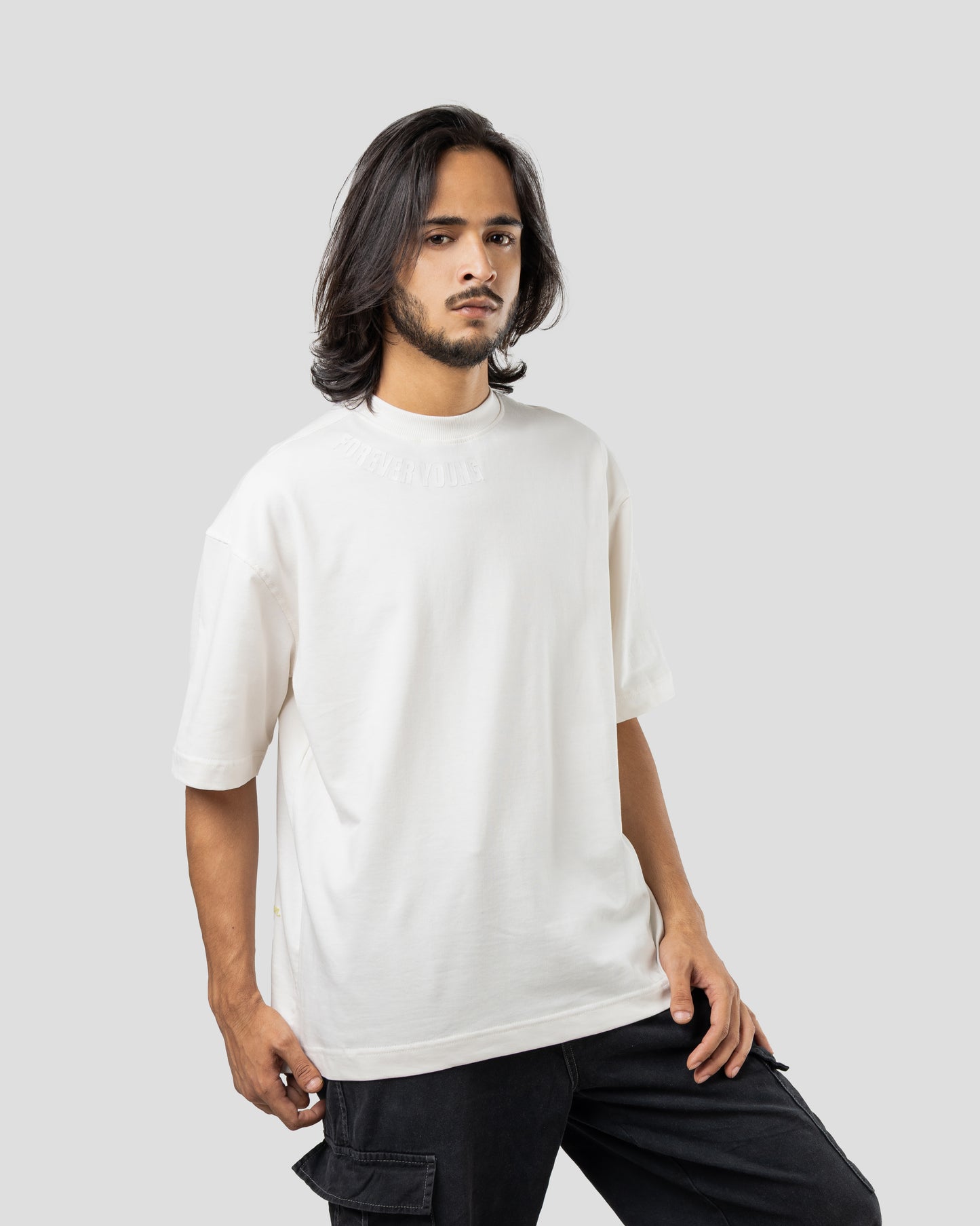 Severed Garden - Oversized Drop Shoulder T-Shirt - White