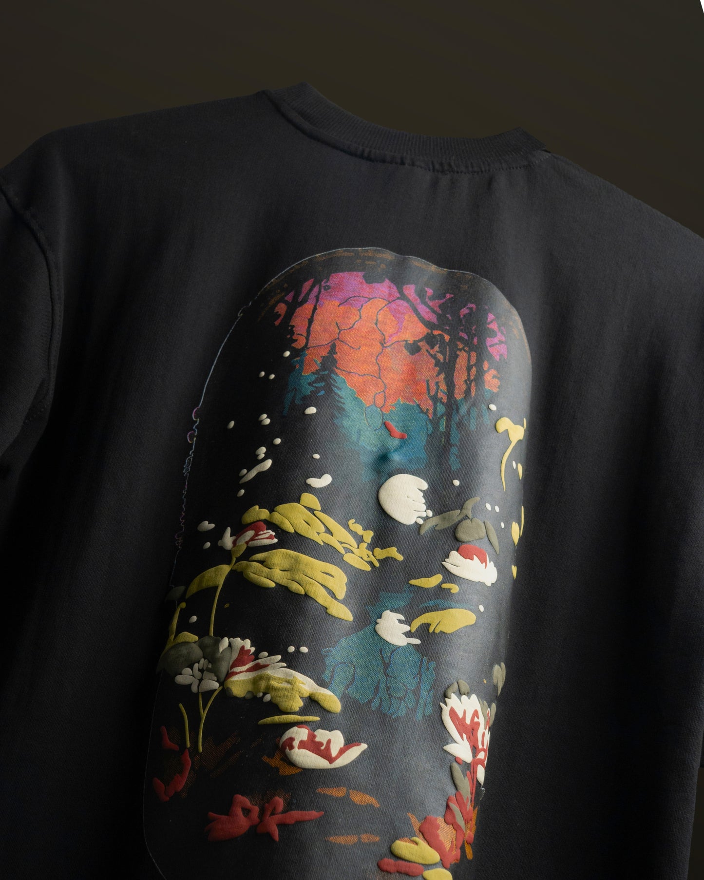Severed Garden - Oversized Drop Shoulder T-Shirt - Black