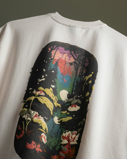 Severed Garden - Oversized Drop Shoulder T-Shirt - White