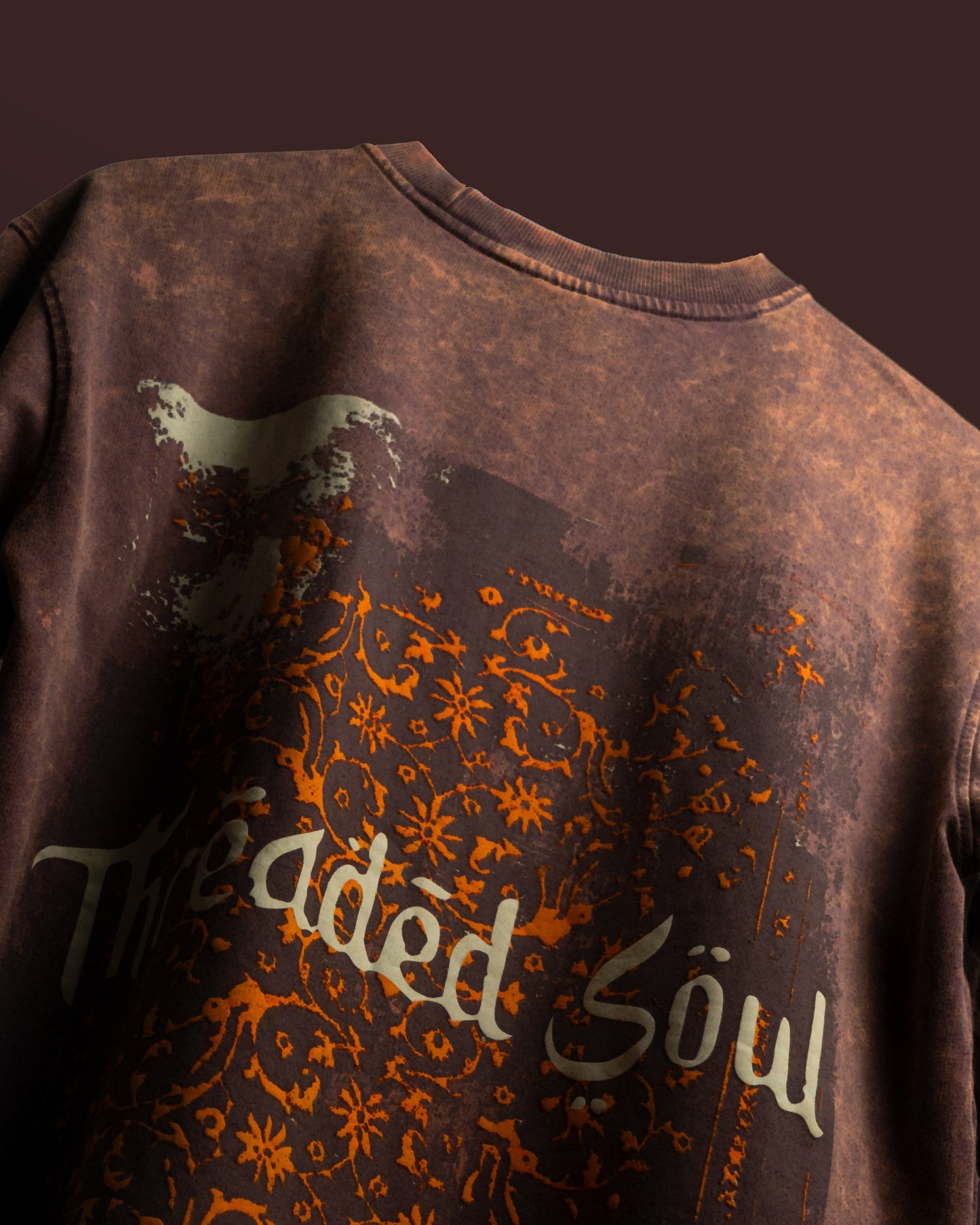 Threaded Soul - Oversized Drop Shoulder T-Shirt - Stone Brown