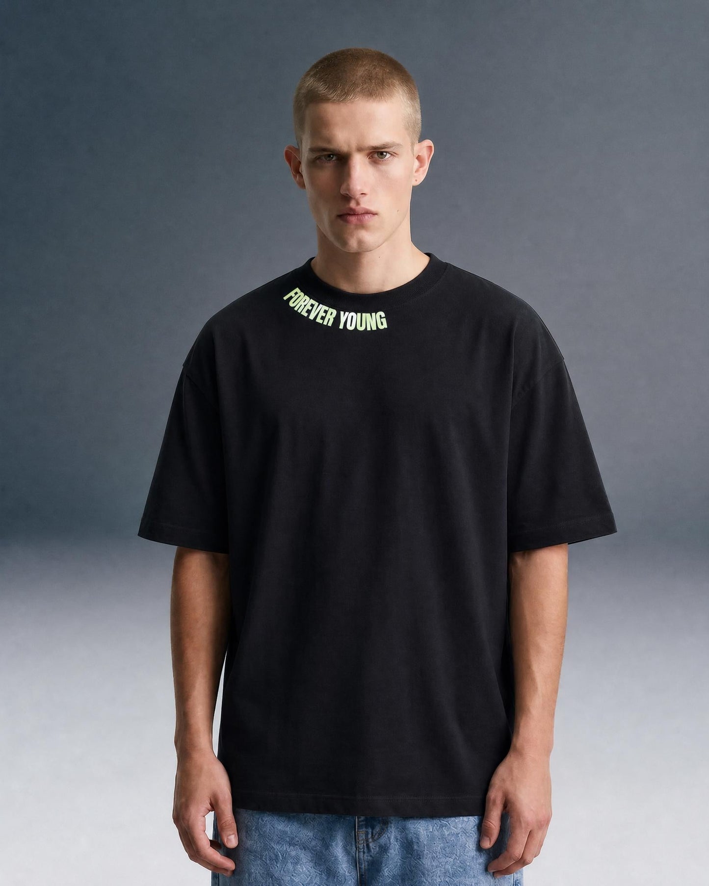 Severed Garden - Oversized Drop Shoulder T-Shirt - Black