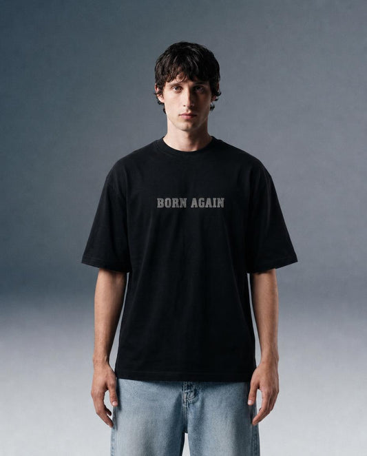 Born Again Reborn Edition Oversized Drop Shoulder T-Shirt