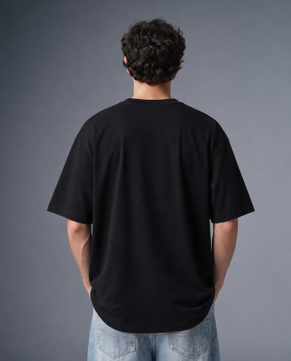 Forever Young Core Black Oversized T-Shirt